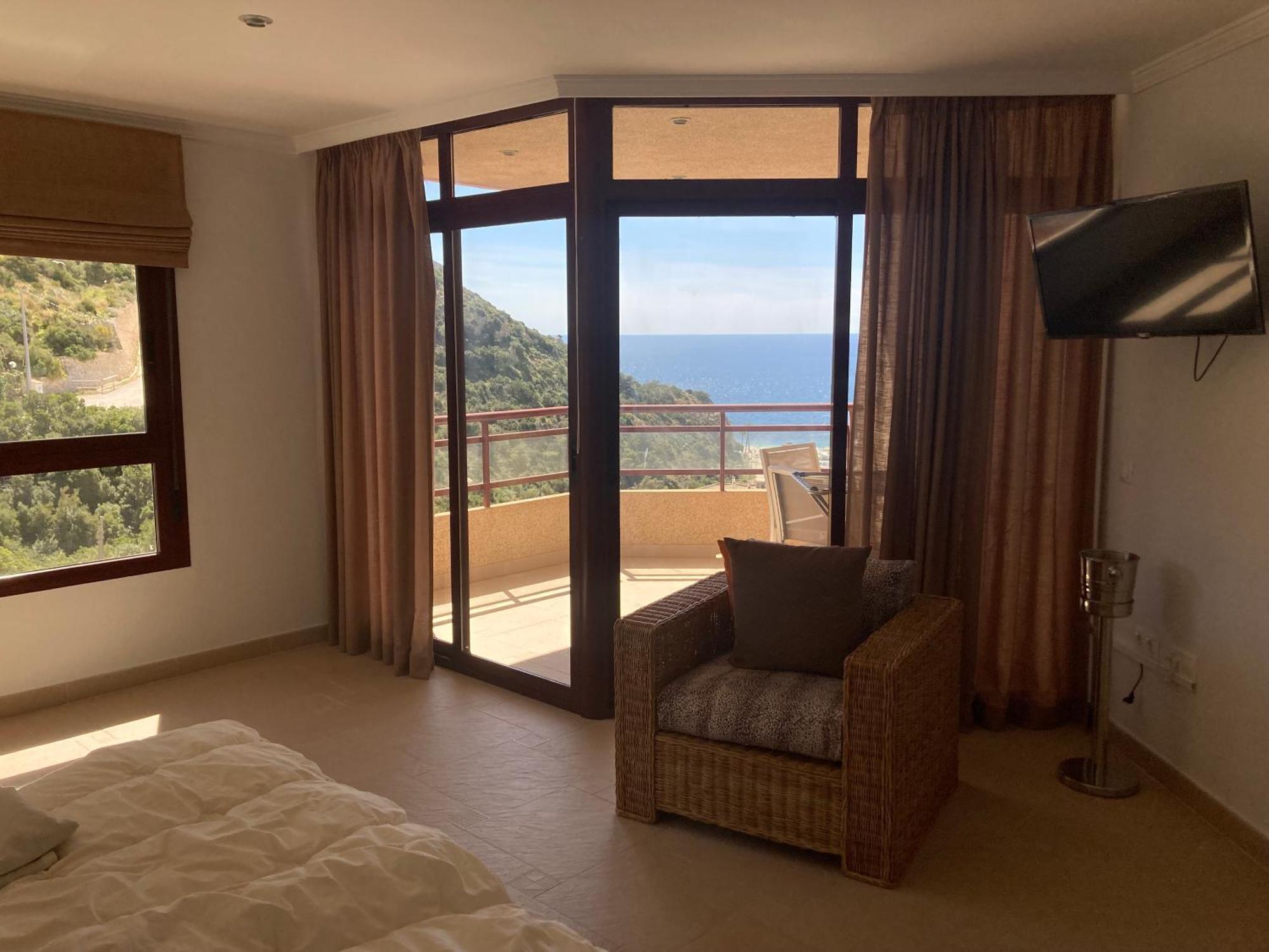 Ferienwohnung Atico Duplex Penthouse Rosa Marina Club Nautico Calpe Penon Sea View Exterior foto